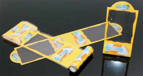 Plexiglas tafelstandaard plano en druktransfer Plexiglas tafelstandaard plano druktransfer Frusco acrylaat, plexiglas, display